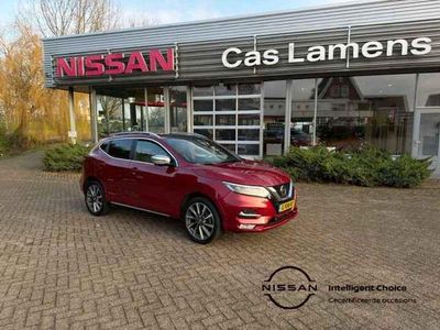 Rood Occasion 2019 Nissan Qashqai Tekna+ SUV | € 19.950 (Eerlijke prijs)