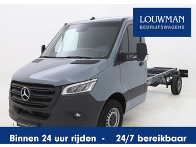 tweedehands Mercedes Sprinter 317 1.9 CDI L3 RWD Chassis Cabine Direct Leverbaar | Widescreen | Led | Cruise control | 9G Automaat | Carplay
