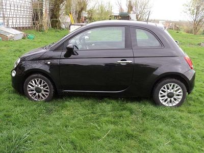 Zwart Gebruikt 2017 Fiat 500 Lounge Hatchback | € 9.250 (Eerlijke prijs)