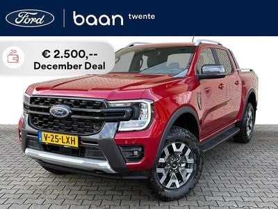 Rood Nieuw 2025 Ford Ranger Wildtrack Pickup | € 49.350 (Super prijs)