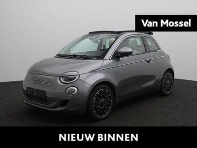 Grijs Occasion 2023 Fiat 500e La Prima Cabriolet | € 22.940 (Eerlijke prijs)