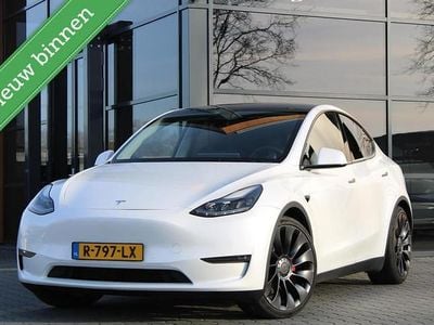 Wit Occasion 2022 Tesla Model Y Performance SUV | € 35.950 (Super prijs)