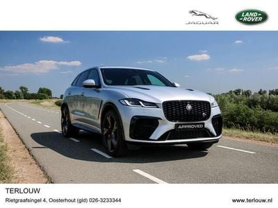 Hakuba silver (zilver metallic)bruin Gebruikt 2022 Jaguar F-Pace SVR SUV | € 129.995