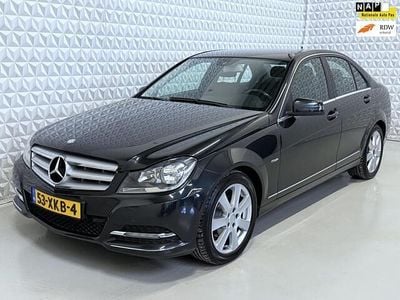 Zwart (metallic) Gebruikt 2012 Mercedes C180 Sedan | € 4.999 (Super prijs)