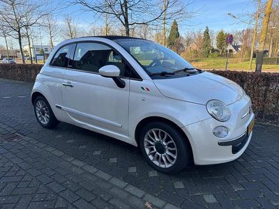 Wit Occasion 2012 Fiat 500C Lounge Cabriolet | € 4.450 (Eerlijke prijs)
