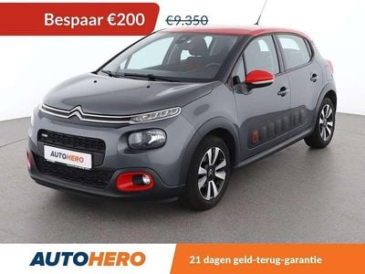 Grijs Gebruikt 2017 Citroën C3 PureTech Hatchback | € 9.349 (Eerlijke prijs)