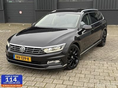 Zwart Occasion 2016 VW Passat R-line Stationwagen | € 6.950 (Goede deal)