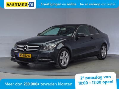 tweedehands Mercedes 180 C-KLASSE Coupé156pk Ambition Aut. [ navi half leder ]