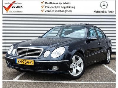 Zwart Occasion 2002 Mercedes E500 Avantgarde Sedan | € 14.950 (Iets duurder)
