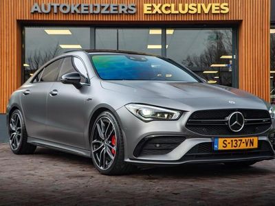 tweedehands Mercedes CLA35 AMG 4MATIC Panoramadak Schaalstoelen Camera DAB+ Ambie