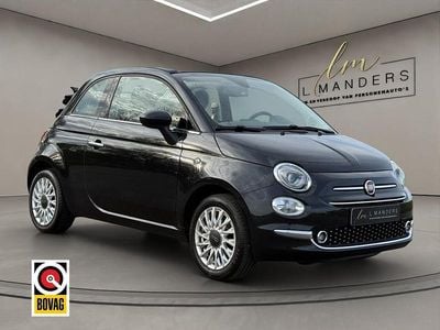 Zwart (metallic) Occasion 2017 Fiat 500C Lounge Cabriolet | € 10.995 (Eerlijke prijs)