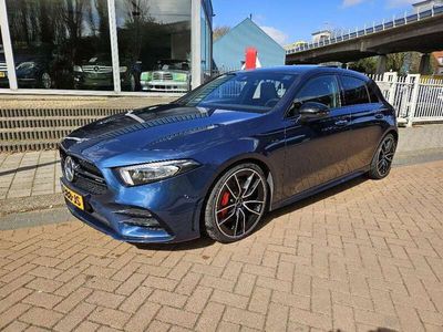 Blauw, metallic lak Gebruikt 2021 Mercedes A35 AMG Premium Plus Hatchback | € 49.500 (Iets duurder)