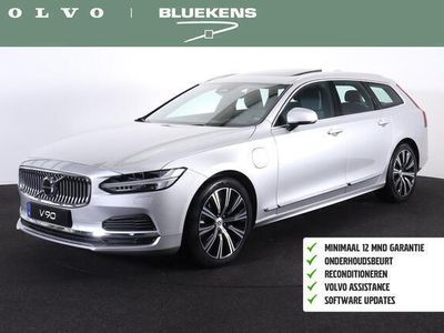 tweedehands Volvo V90 T6 AWD Inscription - LONG RANGE - Luchtvering - Panorama/schuifdak - IntelliSafe Assist & Surround - Bowers & Wilkins audio - Adaptieve LED koplampen - Parkeercamera achter - Verwarmde voorstoelen & stuur - Head up display - Parkeersensoren voor