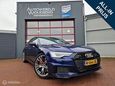 Blauw Occasion 2021 Audi A6 S-Line Stationwagen | € 44.995 (Duur)