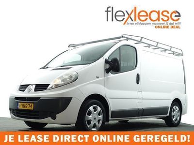 tweedehands Renault Trafic 2.0 dCi T29 L1 Aut- 3 Pers, Imperiaal, Navi, Park Assist, Cruise, Clima, Grijs Kenteken