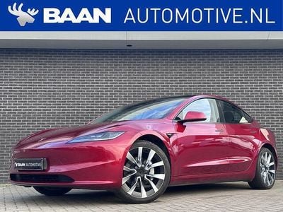 Occasion Tesla Model 3 Long Range AWD 366 kW (498 PK) 2024 Rood Sedan
