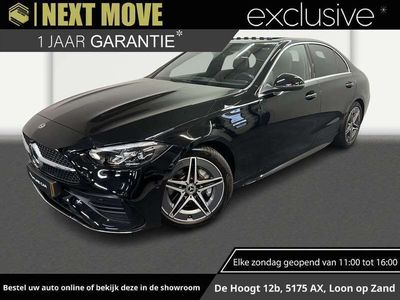 tweedehands Mercedes C200 4MATIC Luxury AMG-Line✅Sfeerverlichting✅Panoramada