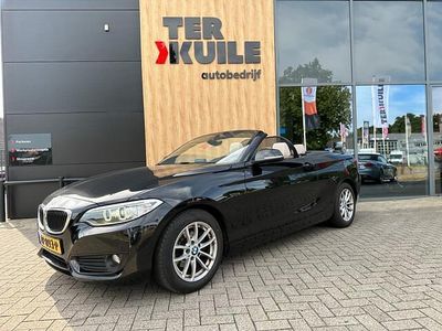 Occasion BMW 218 136 PK (100 kW) 2015 Zwart Cabriolet