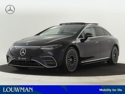 tweedehands Mercedes EQS580 4MATIC AMG Line 108 kWh | Garagedeuropener | Akoestiekcomfort pakket | Achterasbesturing tot 10° | EASY PACK achterklep | Draadloos oplaadsysteem voor Smartphone | | Memory pakket | KEYLESS GO-comfortpakket | USB pakket Plus |