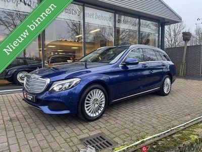 Blauw Occasion 2015 Mercedes C350e Luxury Stationwagen | € 19.950 (Eerlijke prijs)