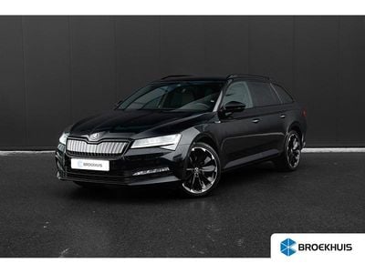 Occasion Skoda Superb Business Line 218 PK (160 kW) 2024 Zwart Stationwagen
