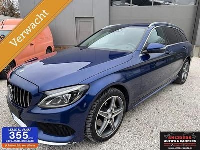 Blauw (metallic) Occasion 2017 Mercedes C200 Sport Edition Stationwagen | € 21.950 (Iets duurder)