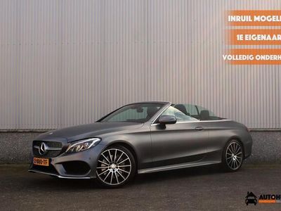 Occasion Mercedes C250 AMG line 211 PK (155 kW) 2016 Grijs, metallic lak Cabriolet