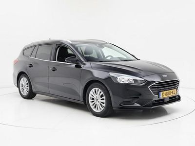 Zwart (metallic) Occasion 2021 Ford Focus Titanium Stationwagen | € 18.995 (Goede deal)