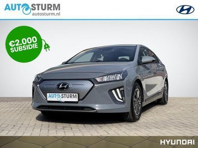 tweedehands Hyundai Ioniq Premium EV 38 kWh *SUBSIDIE MOGELIJK* Navigatie Camera Adapt. Cruise Control Stuur- + Stoelverwarming Geheugenstoel Stoelventilatie Rijklaarprijs!