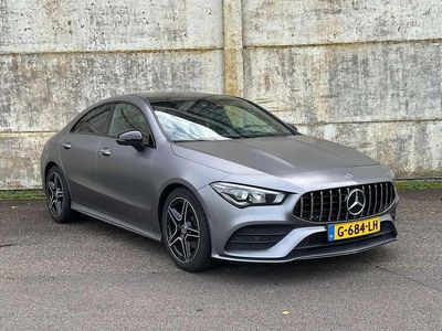 Grijs Occasion 2019 Mercedes CLA180 AMG line Sedan | € 26.499 (Iets duurder)