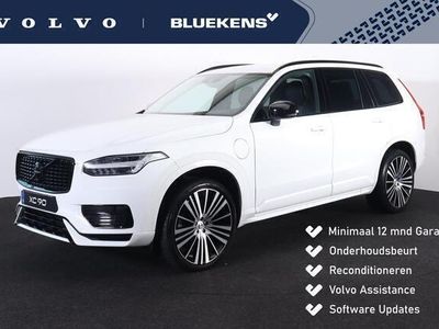 tweedehands Volvo XC90 T8 Recharge AWD R-Design - IntelliSafe Assist - Parkeercamera achter - Apple Carplay & Android Auto - Verwarmde voorstoelen & stuur - Parkeersensoren voor & achter - 4-zone klimaat - 22" LMV - Getint glas