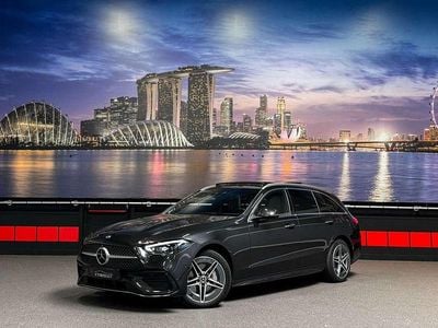 Grijs Occasion 2022 Mercedes C300e AMG Stationwagen | € 34.950 (Goede deal)