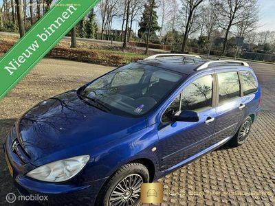 tweedehands Peugeot 307 SW 1.6 16V, NAP, APK. Blauw