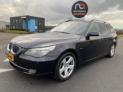Zwart Gebruikt 2008 BMW 525 Stationwagen | € 3.250 (Super prijs)