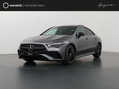 tweedehands Mercedes CLA180 Coupe AMG Line | Matgrijs | Panorama-schuifdak | Memory stoelen | 360* camera | Stoelverwarming | Sfeerverlichting