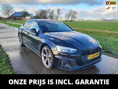 Zwart Occasion 2022 Audi A5 Sportback S-Line Hatchback | € 36.250 (Eerlijke prijs)