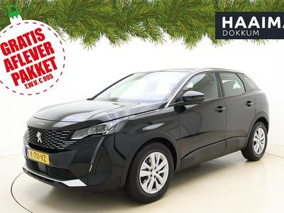 Zwart Gebruikt 2021 Peugeot 3008 Active SUV | € 18.950 (Eerlijke prijs)