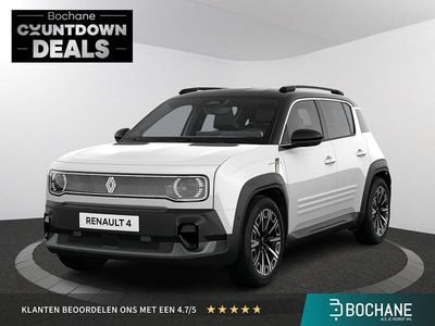 Blanc glacier + dakkleur noir étoilé (wit metallic) Nieuw 2025 Renault R4 Iconic SUV | € 35.640 (Eerlijke prijs)