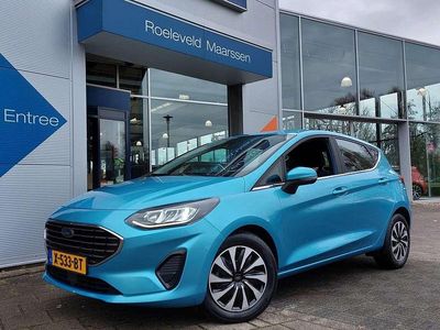 Occasion Ford Fiesta Titanium 124 PK (91 kW) 2022 Blauw Hatchback