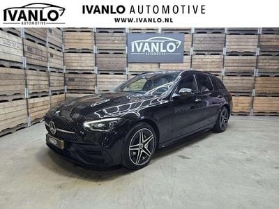 Zwart Occasion 2022 Mercedes C300e AMG line Stationwagen | € 34.800 (Eerlijke prijs)