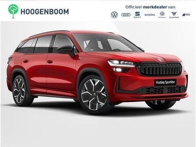 Rood Nieuw 2025 Skoda Kodiaq Business Line SUV | € 53.360 (Eerlijke prijs)