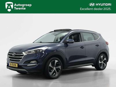 Blauw (metallic) Occasion 2017 Hyundai Tucson Premium SUV | € 18.950 (Eerlijke prijs)