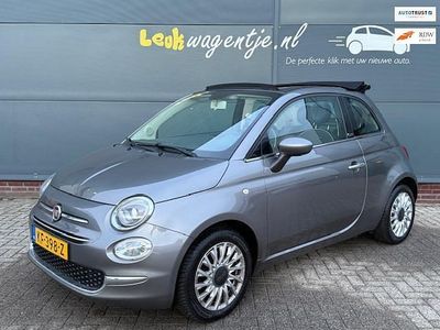 Grijs Occasion 2016 Fiat 500C Lounge Cabriolet | € 7.940 (Eerlijke prijs)