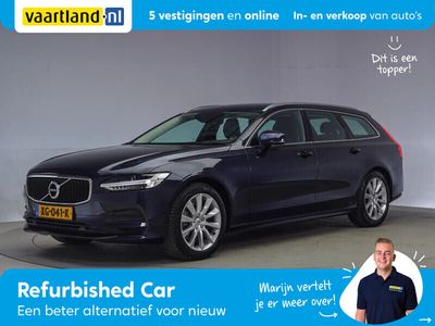 tweedehands Volvo V90 2.0 T4 190pk Momentum Aut. [ Full led Trekhaak Leder ]