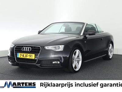 Occasion Audi A5 Cabriolet S-Line 170 PK (125 kW) 2014 Zwart, metallic lak Cabriolet