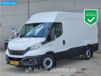 tweedehands Iveco Daily 35S14 Automaat L2H2 Airco Cruise Standkachel Nwe model 3500kg trekgewicht 12m3 Airco Cruise control