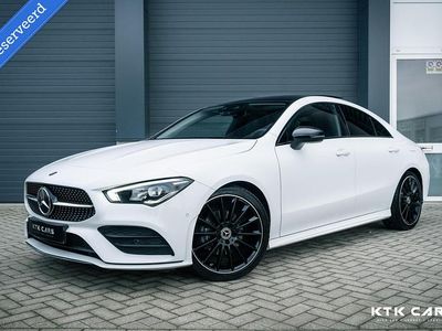Wit Occasion 2019 Mercedes CLA180 AMG line Sedan | € 28.400 (Eerlijke prijs)