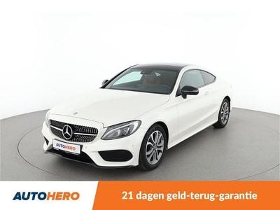 Wit (metallic) Gebruikt 2016 Mercedes C200 Ambition Coupé | € 20.850 (Goede deal)