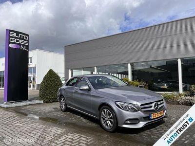 tweedehands Mercedes C180 Prestige Led I Trekhaak I Leder-Stof