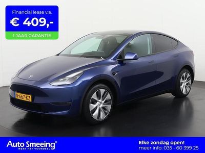 Blauw Occasion 2021 Tesla Model Y Long Range AWD SUV | € 32.895 (Eerlijke prijs)